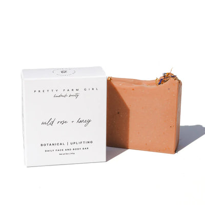 Wild Rose + Honey | Tallow and Goat Milk Soap Bar