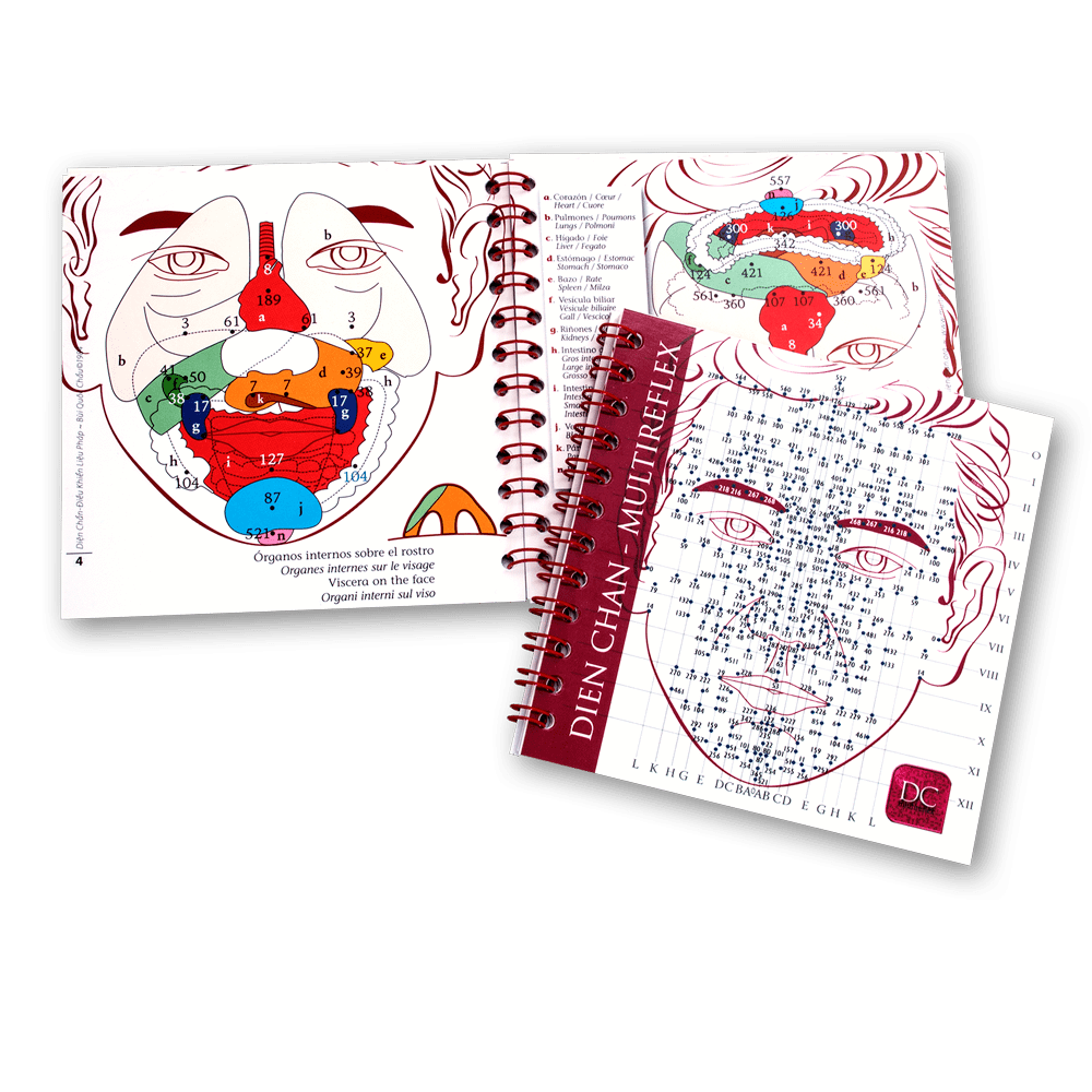 Facial Reflexology Diagrams - Minibook