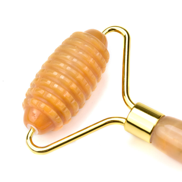 Luxury Yellow Jade Spiked Roller