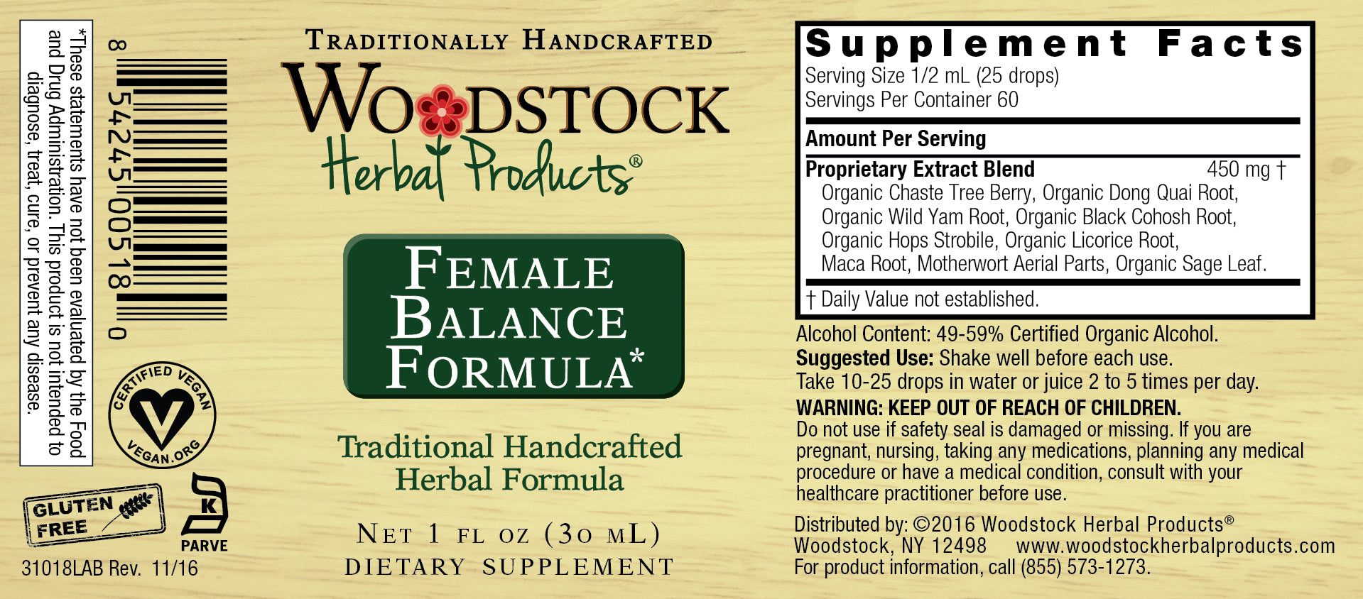 Female Balance Formula