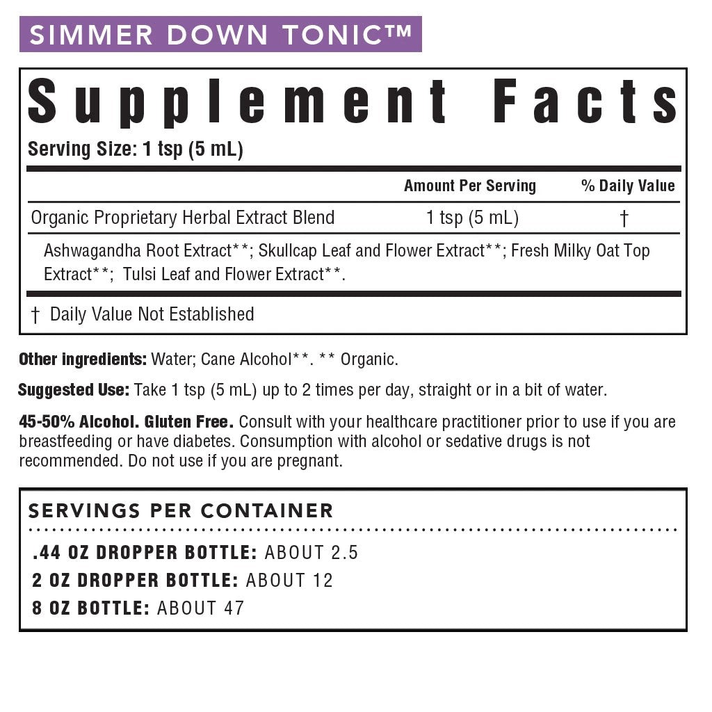 Simmer Down Tonic