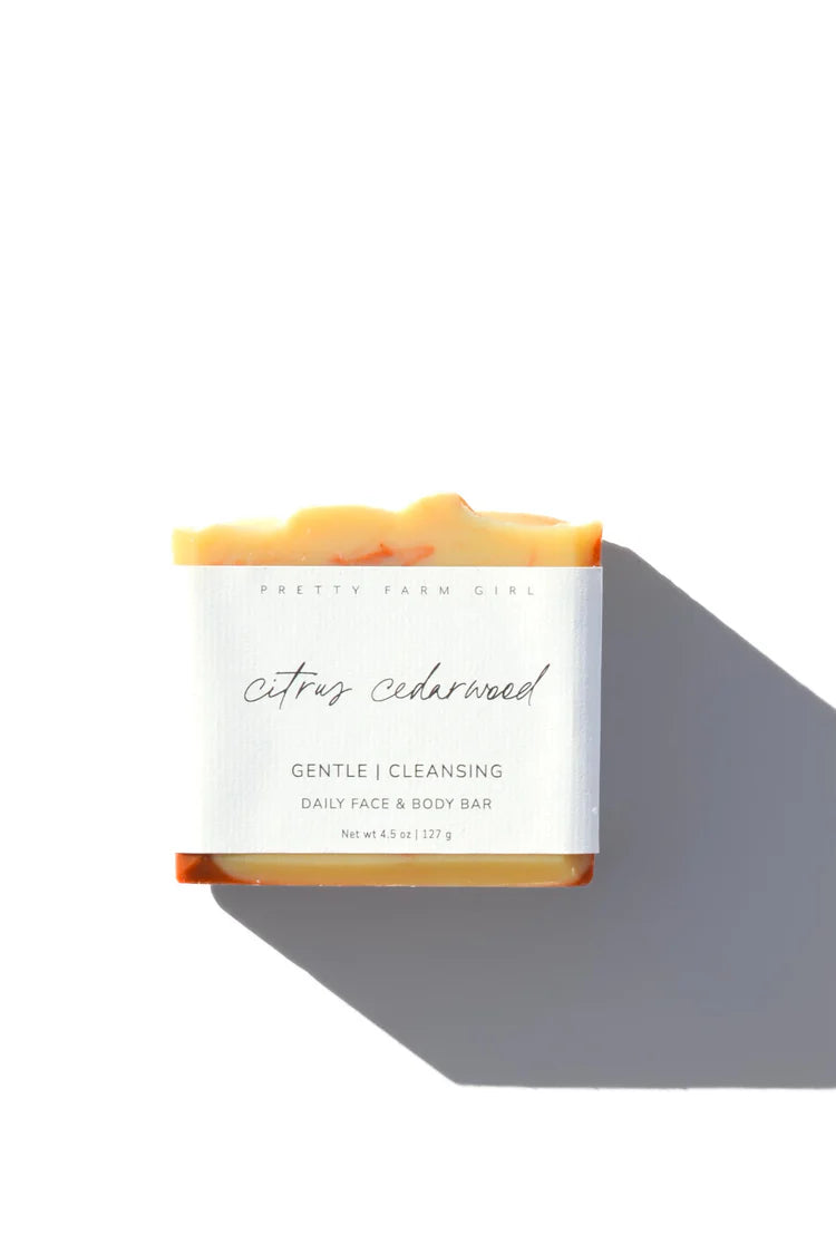 Citrus + Cedarwood | Tallow and Goat Milk Soap Bar