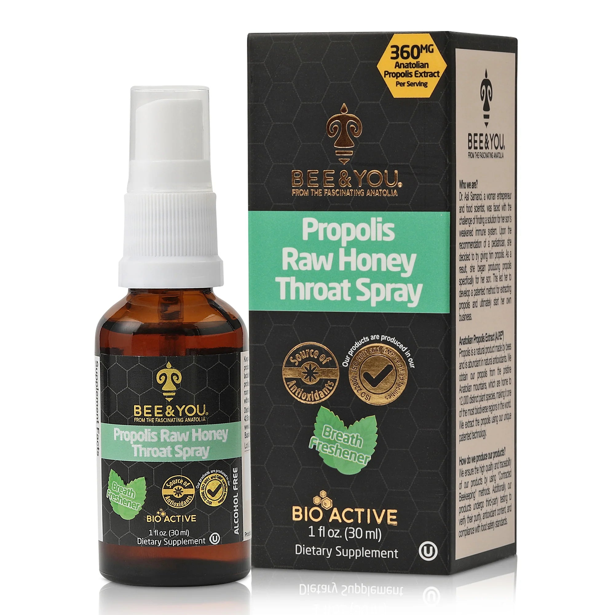 Propolis + Raw Honey | Throat Spray