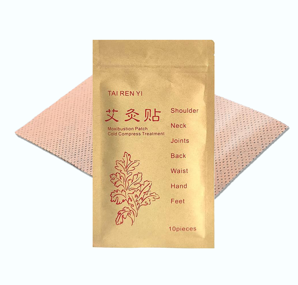 Natural Moxibustion Patches | Chinese Traditional Paste | Pack of 10