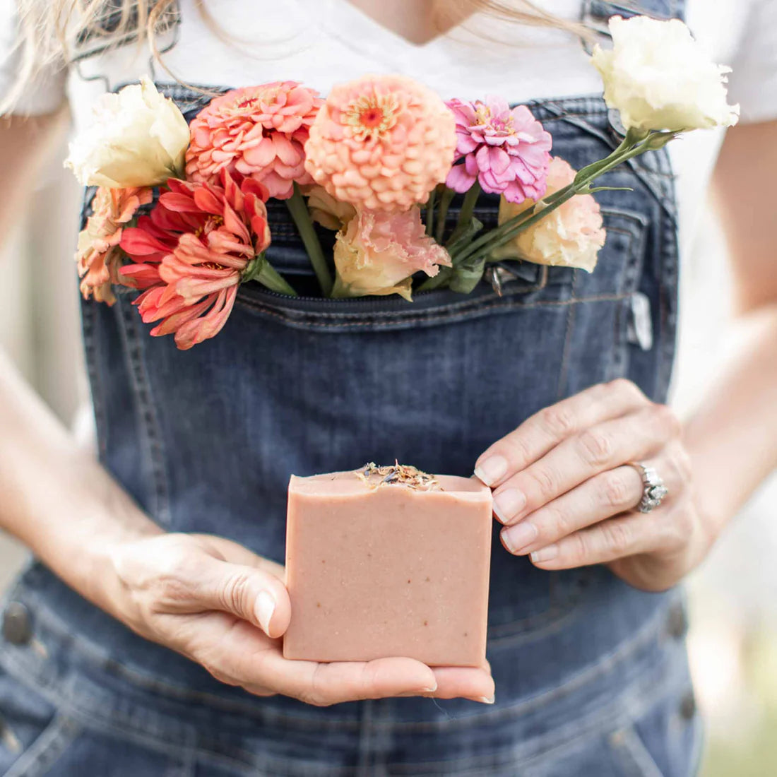 Wild Rose + Honey | Tallow and Goat Milk Soap Bar