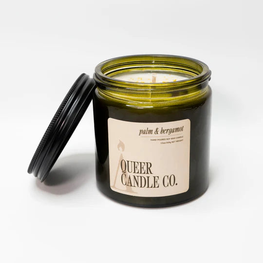 Palm & Bergamot Scented | Soy Candle
