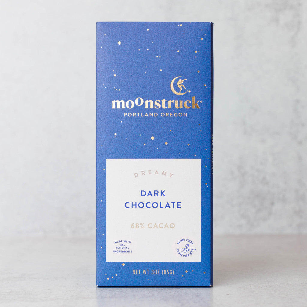 Dreamy Dark Chocolate | Moonstruck Chocolate Bar
