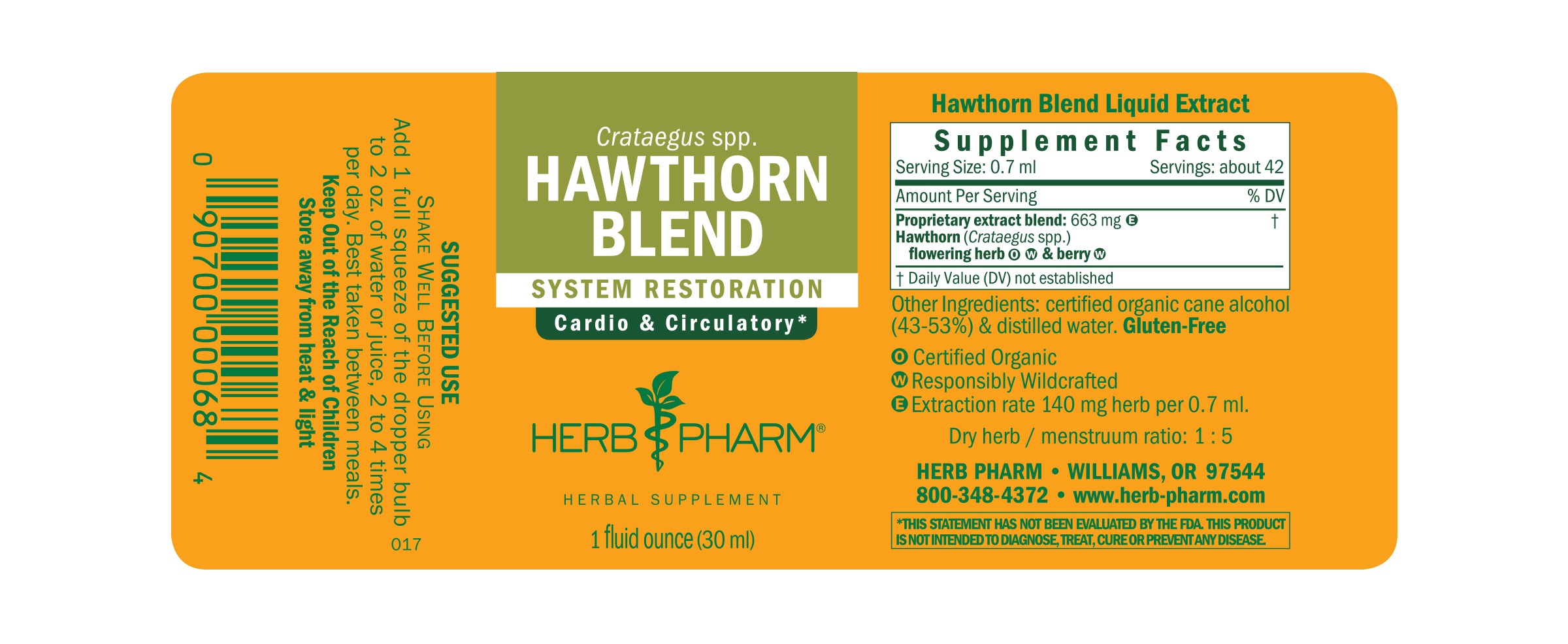 Herb Pharm - Hawthorn
